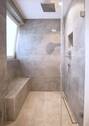 Regendusche mit Sitzbank - 