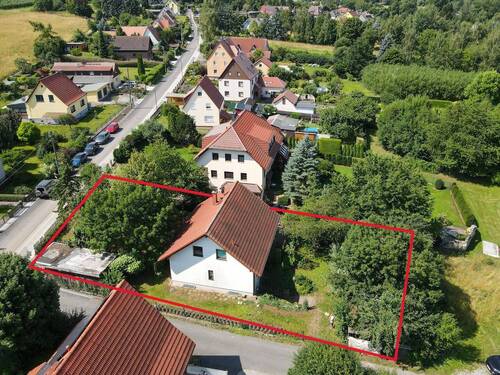 Drohnenansicht - Einfamilienhaus mit 142,00 m² in Kreischa zum Kaufen