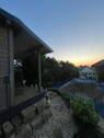Blick von der Sauna - 
