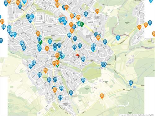 Geolyzer Kartenausschnitt - 