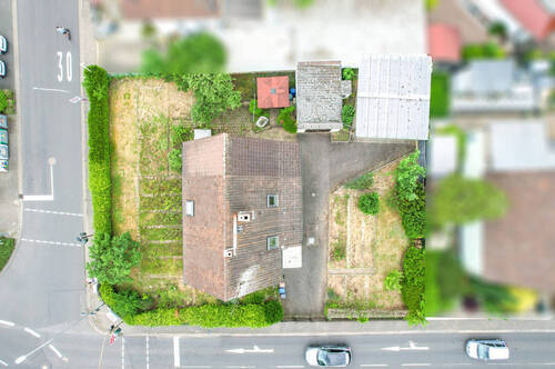 Draufsicht - 6 Zimmer Mehrfamilienhaus, Wohnhaus in Seligenstadt
