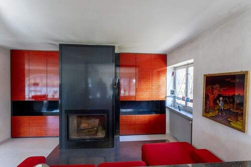 Kaminofen im Wohnzimmer - 