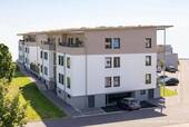 Ansicht Nord mit Tiefgaragenzufahrt - 