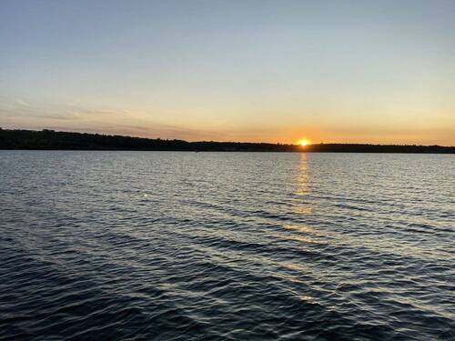 Sonneuntergang am See - 