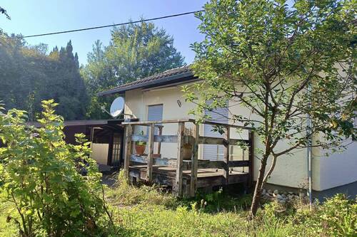 Ansicht-Terrasse - 1 Zimmer Mehrfamilienhaus, Wohnhaus in Großerlach / Platte