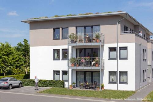 Ansicht Süd Haus 1 - 4 Zimmer Etagenwohnung in Haiger