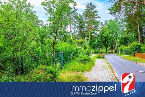 Titel - Großes Grundstück bauträgerfrei in Eggersdorf: 1.200 qm Wohnbaugrundstück mit B-Plan zur Neubebauung