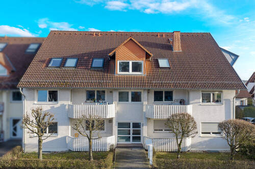 Aufnahme aus der Vogelperspektive - 2 Zimmer Etagenwohnung zum Kaufen in Gießen