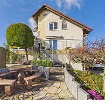 Ein kreatives Zuhause in toller Höhenlage - DHH mit 5 ZI, Wintergarten & fantastischer Fernsicht - Bretzfeld Rappach