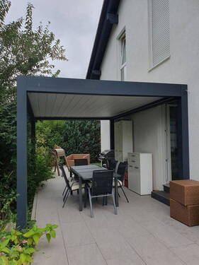 Terrasse/Außenbereich Südseite - 5 Zimmer Einfamilienhaus in Gorxheimertal
