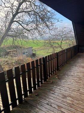 Balkon vor Atelier - 