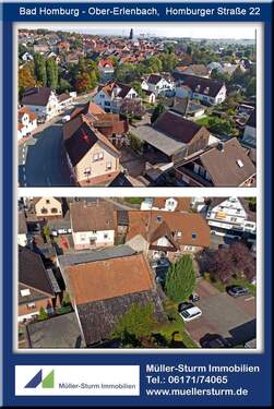 Bad Homburg Homburger Strasse 22 01 Drohne 2.jpg - 4 Zimmer Mehrfamilienhaus, Wohnhaus in Bad Homburg vor der Höhe
