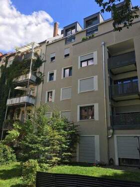 Gartenansicht - 4 Zimmer Etagenwohnung zur Miete in Nürnberg