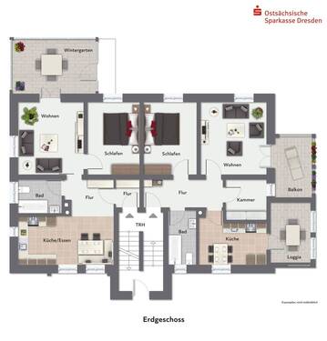 EG möbliert - Mehrfamilienhaus, Wohnhaus mit 354,00 m² in Dresden zum Kaufen