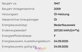 Energieausweisdaten - 