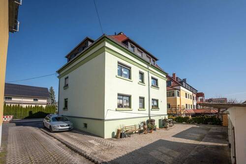 Rückansicht Gebäude (2) - 3 Zimmer Etagenwohnung in Rudolstadt