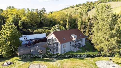 Ansicht Süd-West - 3 Zimmer Etagenwohnung in Gerbrunn