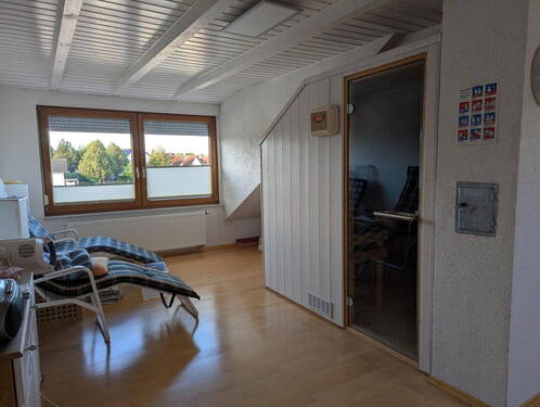 Wellnessbereich mit Sauna DG - 