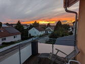 Sonnenuntergang auf dem Balkon - 