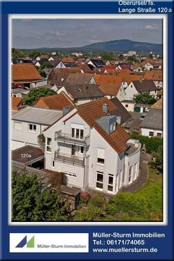 Oberursel Lange Straße 120a 02 Ansicht Drohne 1 V - 9 Zimmer Mehrfamilienhaus, Wohnhaus zum Kaufen in Oberursel