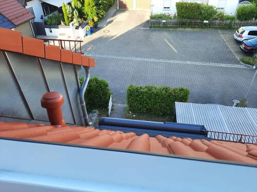 Blick aus dem Dachfenster, 2OG - 