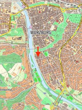 Lageplan - Büro in Würzburg