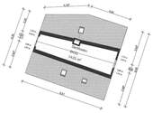 Grundriss Dachboden - 
