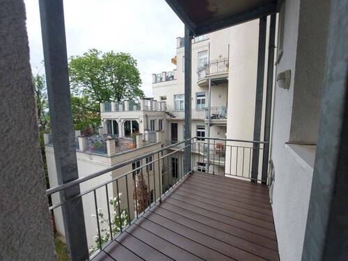 Balkon - 3 Zimmer Etagenwohnung in Gera