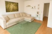 Wohnzimmer - mit KI generiert - 2 Zimmer Etagenwohnung zum Kaufen in Dresden