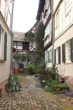 Hauseingang - Idyllisches denkmalgeschütztes Einfamilienhaus in der Heppenheimer Altstadt