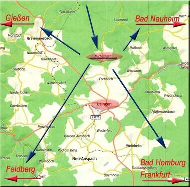 Usingen Michelbach Hubertusstraße 42 01 Lageplan - 