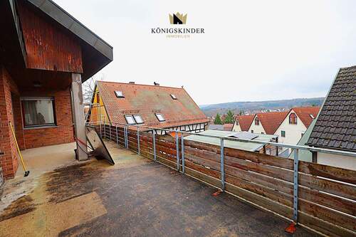 Von der Terrasse haben Sie freien Blick - 