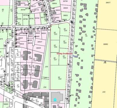 Flurkarte - Grundstück in Kabelsketal