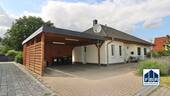 Doppelcarport mit Geräteschuppen - 