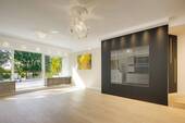 Wohnzimmer mit Designelementen - 