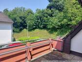 Blick von der Terrasse - 4 Zimmer Etagenwohnung in Pfinztal