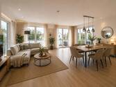 Wohnen-mit KI-Wohnbeispiel - Lichtdurchflutete 3 Zimmer Wohnung + frei + XXL-Balkon + BJ 2003