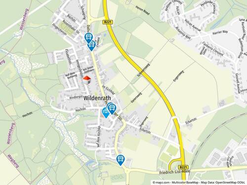Geolyzer Kartenausschnitt - 