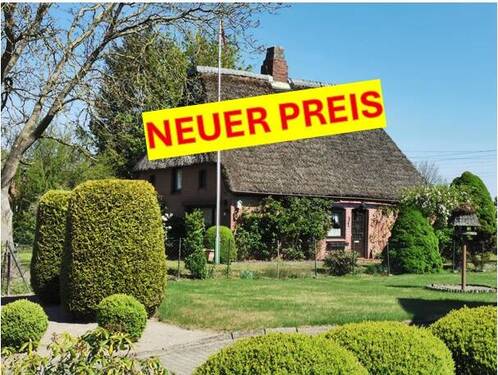 NEUER PREIS.jpg - Reetdachhaus mit historischem Charme in Krempermoor