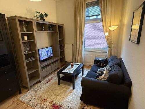 Wohnzimmer - Möbliertes Apartment mit zentraler Lage in Frankfurt Sachsenhausen