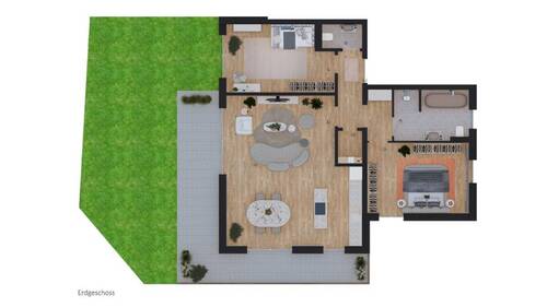 Wohnung Nr. 1 inkl. Garten - 