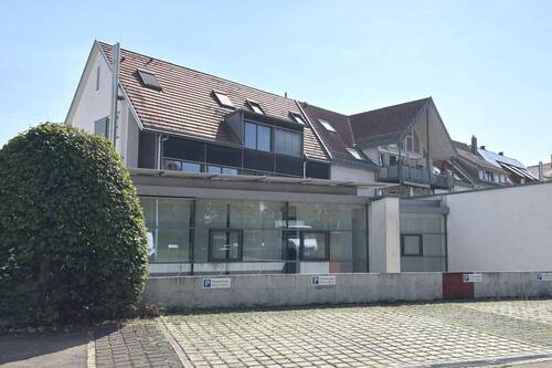 Rückansicht mit Stellplätzen - 8 Zimmer Mehrfamilienhaus, Wohnhaus in Stuttgart