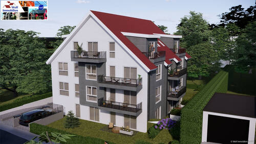 Ansicht Süd-Ost - 3 Zimmer Etagenwohnung zum Kaufen in Karben