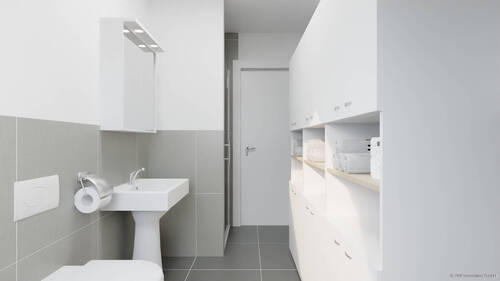 Bad - Etagenwohnung mit 77,90 m² in Karben zum Kaufen