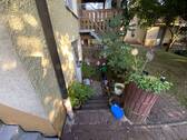 Eingang Souterrain aus dem Garten - 