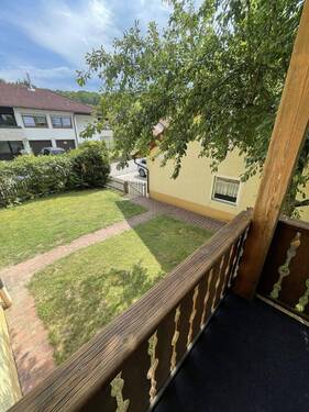 Blick vom Balkon - 