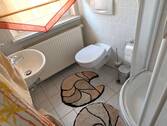 Gäste-WC mit Dusche oben - 