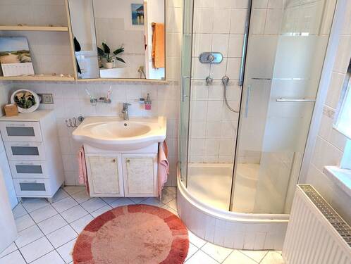 Und mit Dusche oben - 