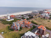 Luftaufnahem - Traum-Fewo im Haus Dünenblick zu verkaufen - strandnah und komfortabel