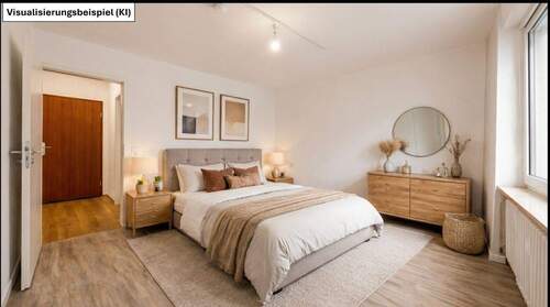 Schlafzimmer - Etagenwohnung mit 69,00 m&sup2; in Roth zum Kaufen